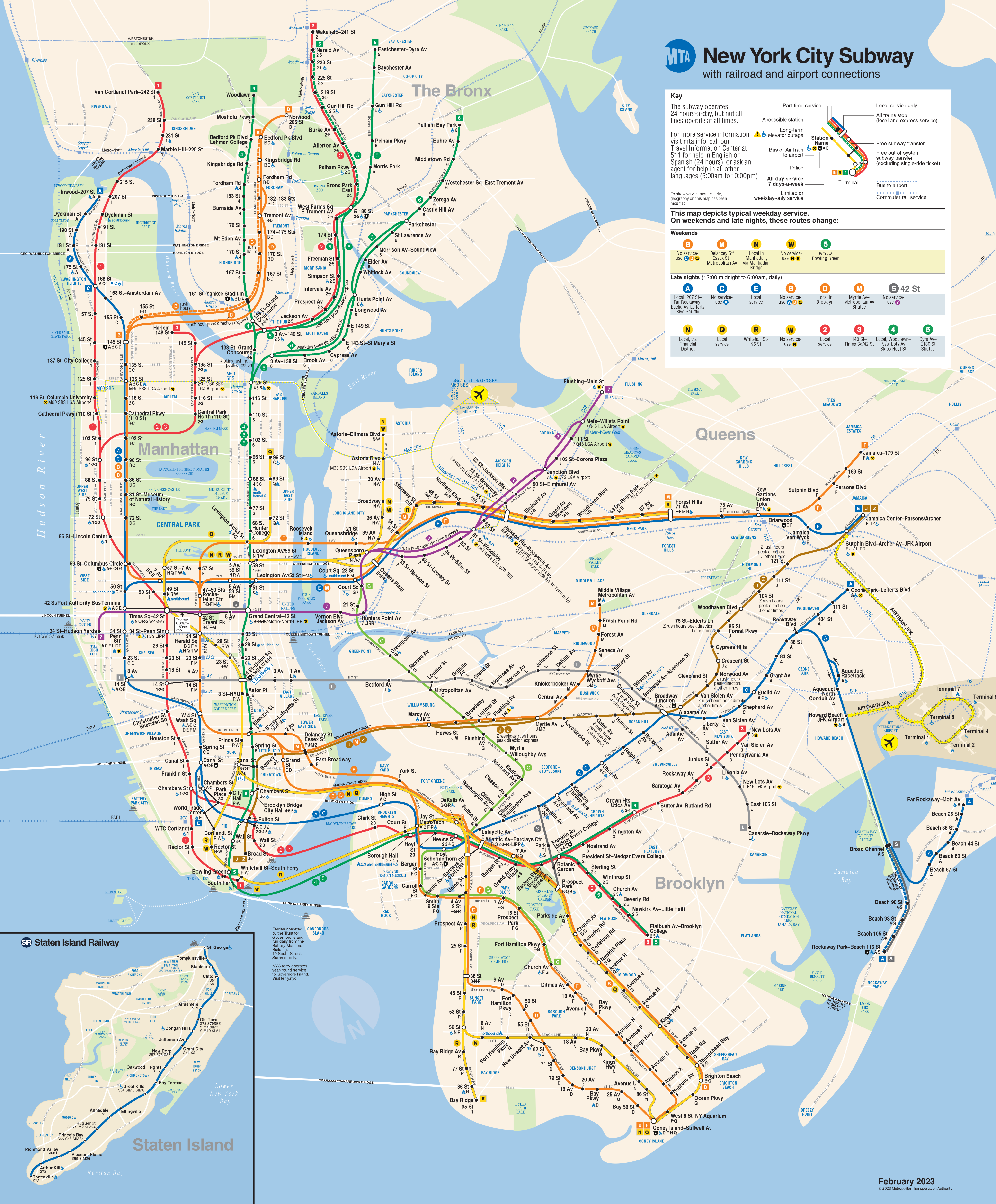 A map of the New York City Subway lines is seen.